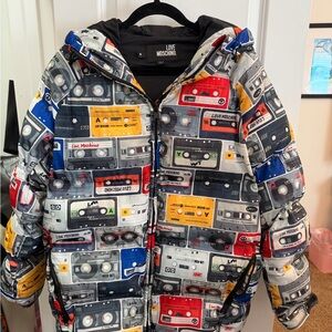 Love Moschino Cassette Print Jacket